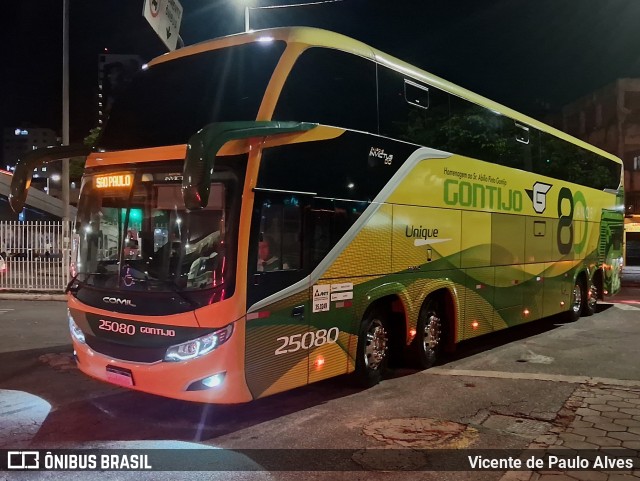Empresa Gontijo de Transportes 25080 na cidade de Belo Horizonte, Minas Gerais, Brasil, por Vicente de Paulo Alves. Número da foto: #12598103.