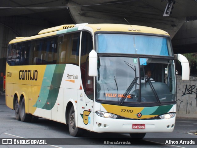 Empresa Gontijo de Transportes 17110 na cidade de Belo Horizonte, Minas Gerais, Brasil, por Athos Arruda. Número da foto: #12598106.