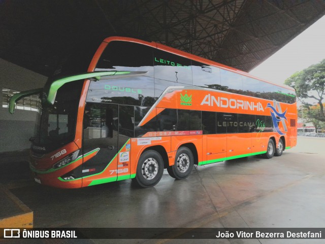 Empresa de Transportes Andorinha 7168 na cidade de Maringá, Paraná, Brasil, por João Vitor Bezerra Destefani. Número da foto: #12597159.