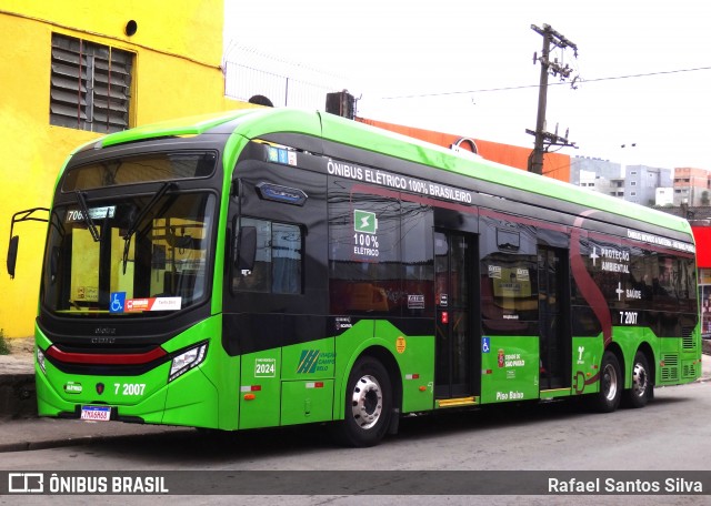 Viação Campo Belo 7 2007 na cidade de São Paulo, São Paulo, Brasil, por Rafael Santos Silva. Número da foto: #12598807.