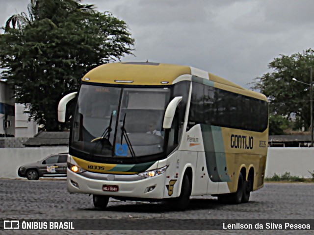 Empresa Gontijo de Transportes 18335 na cidade de Caruaru, Pernambuco, Brasil, por Lenilson da Silva Pessoa. Número da foto: #12598056.