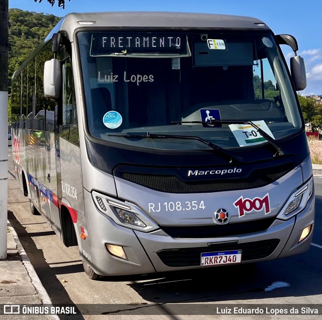 Auto Viação 1001 RJ 108.354 na cidade de Niterói, Rio de Janeiro, Brasil, por Luiz Eduardo Lopes da Silva. Número da foto: #12596674.