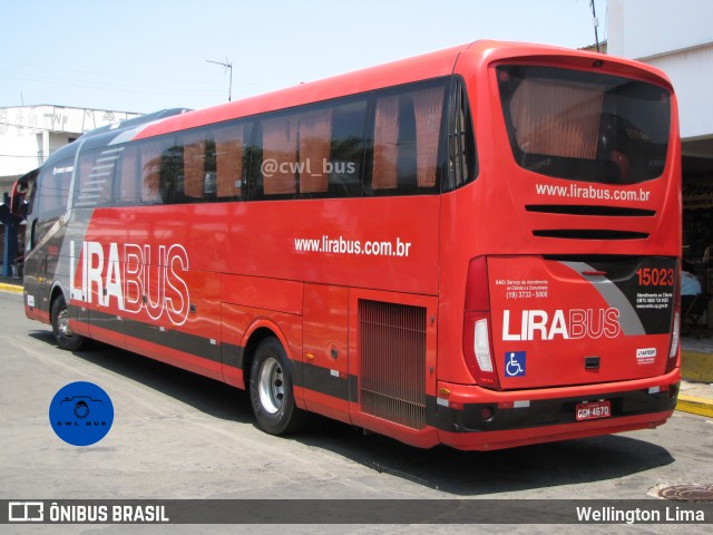 Lirabus 15023 na cidade de Sumaré, São Paulo, Brasil, por Wellington Lima. Número da foto: #12598423.