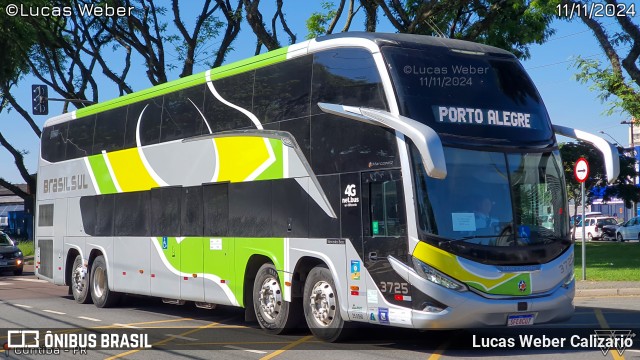 Brasil Sul Linhas Rodoviárias 3725 na cidade de Curitiba, Paraná, Brasil, por Lucas Weber Calizario. Número da foto: #12596467.