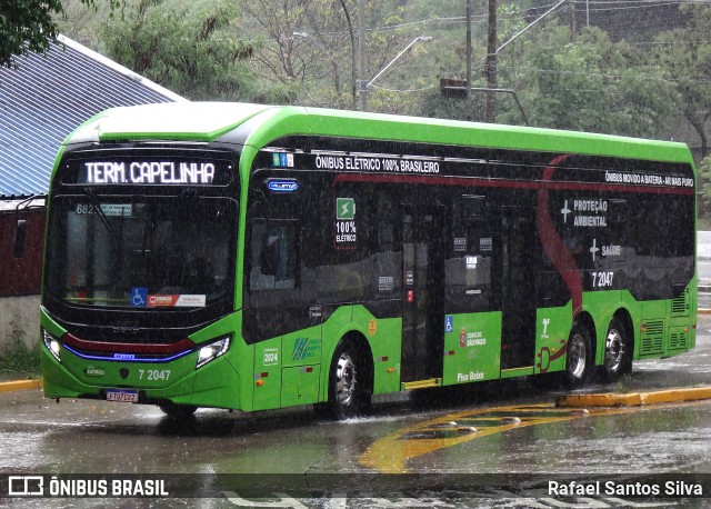 Viação Campo Belo 7 2047 na cidade de São Paulo, São Paulo, Brasil, por Rafael Santos Silva. Número da foto: #12598891.