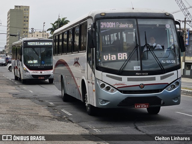 Auto Viação ABC RJ 105.128 na cidade de Niterói, Rio de Janeiro, Brasil, por Cleiton Linhares. Número da foto: #12596635.