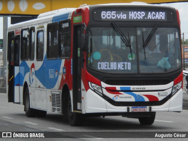 Viação Pavunense B32595 na cidade de Rio de Janeiro, Rio de Janeiro, Brasil, por Augusto César. Número da foto: #12598108.