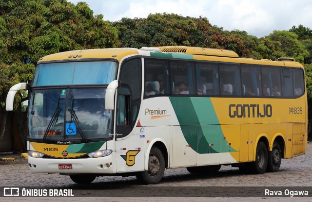Empresa Gontijo de Transportes 14835 na cidade de Vitória da Conquista, Bahia, Brasil, por Rava Ogawa. Número da foto: #12597094.
