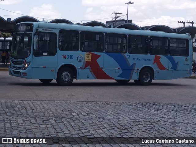 Viação Siará Grande 14310 na cidade de Fortaleza, Ceará, Brasil, por Lucas Caetano. Número da foto: #12596374.