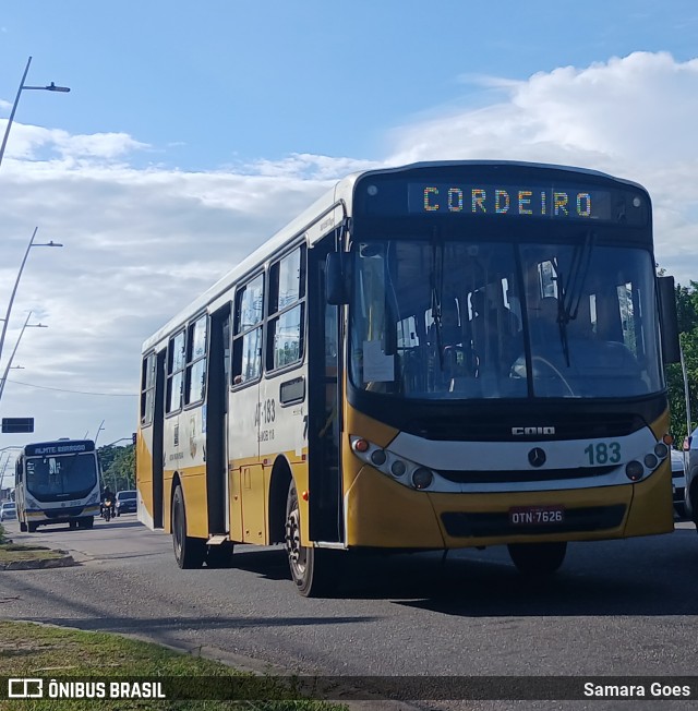 Empresa de Transportes Nova Marambaia AT-183 na cidade de Belém, Pará, Brasil, por Samara Goes. Número da foto: #12598964.