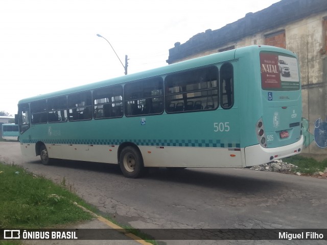 Viação Nossa Senhora Conquistadora 505 na cidade de Pelotas, Rio Grande do Sul, Brasil, por Miguel Filho. Número da foto: #12596682.