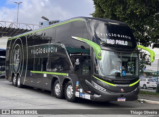 Viação Garcia 98070 na cidade de São Paulo, São Paulo, Brasil, por Thiago Oliveira. Número da foto: #12598522.