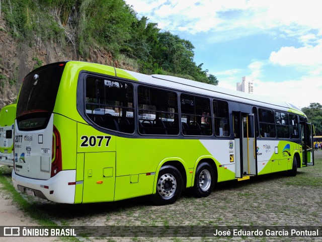 Itajaí Transportes Coletivos 2077 na cidade de Campinas, São Paulo, Brasil, por José Eduardo Garcia Pontual. Número da foto: #12597527.