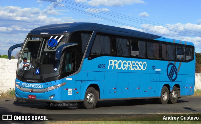 Auto Viação Progresso 6208 na cidade de Teresina, Piauí, Brasil, por Andrey Gustavo. Número da foto: #12598695.