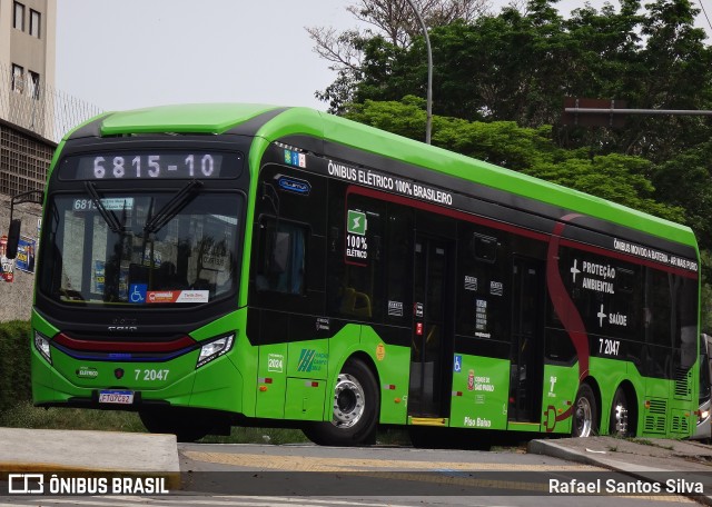 Viação Campo Belo 7 2047 na cidade de São Paulo, São Paulo, Brasil, por Rafael Santos Silva. Número da foto: #12598872.