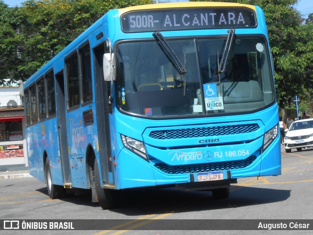 Viação Nossa Senhora do Amparo RJ 186.054 na cidade de Maricá, Rio de Janeiro, Brasil, por Augusto César. Número da foto: #12599049.