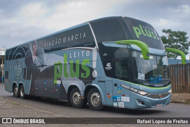 Viação Garcia 88157 na cidade de Porto Alegre, Rio Grande do Sul, Brasil, por Rafael Lopes de Freitas. Número da foto: #12598802.
