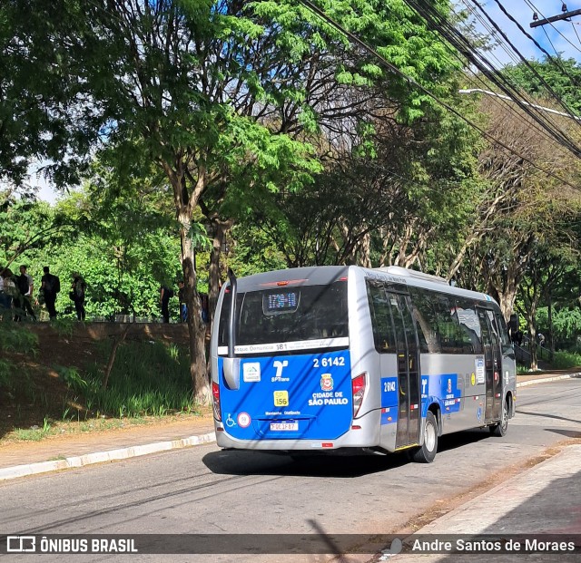 Transcooper > Norte Buss 2 6142 na cidade de São Paulo, São Paulo, Brasil, por Andre Santos de Moraes. Número da foto: #12597162.