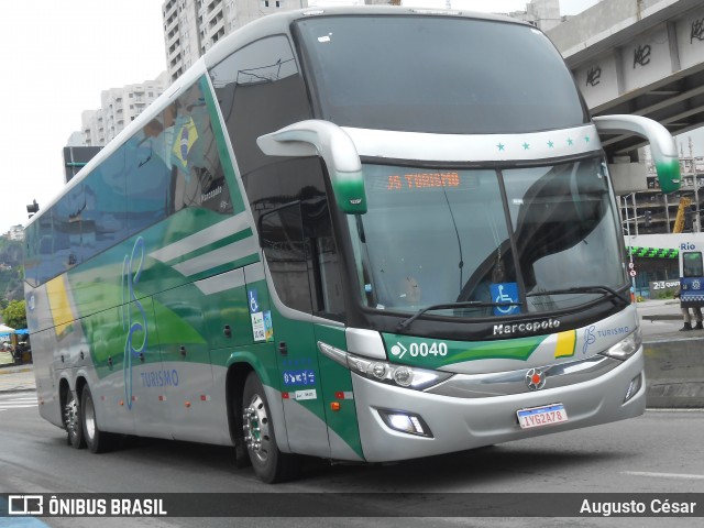 JS Rodrigues Turismo 0040 na cidade de Rio de Janeiro, Rio de Janeiro, Brasil, por Augusto César. Número da foto: #12596688.