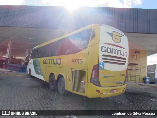 Empresa Gontijo de Transportes 19115 na cidade de Caruaru, Pernambuco, Brasil, por Lenilson da Silva Pessoa. Número da foto: #12598091.