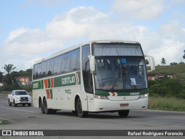Empresa Gontijo de Transportes 21095 na cidade de Maruim, Sergipe, Brasil, por Rafael Rodrigues Forencio. Número da foto: #12596407.