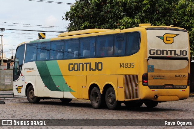 Empresa Gontijo de Transportes 14835 na cidade de Vitória da Conquista, Bahia, Brasil, por Rava Ogawa. Número da foto: #12597100.