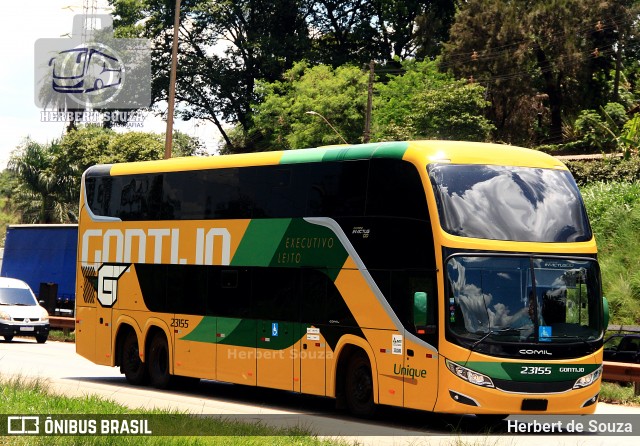 Empresa Gontijo de Transportes 23155 na cidade de Betim, Minas Gerais, Brasil, por Herbert de Souza. Número da foto: #12598780.