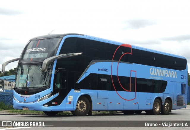 Expresso Guanabara 2303 na cidade de São Paulo, São Paulo, Brasil, por Bruno - ViajanteFLA. Número da foto: #12596975.
