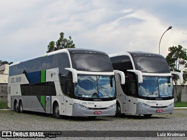 UTIL - União Transporte Interestadual de Luxo 11510 na cidade de Juiz de Fora, Minas Gerais, Brasil, por Luiz Krolman. Número da foto: #12596318.
