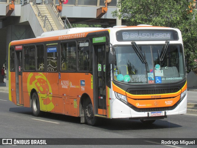 Empresa de Transportes Braso Lisboa A29093 na cidade de Rio de Janeiro, Rio de Janeiro, Brasil, por Rodrigo Miguel. Número da foto: #12600083.