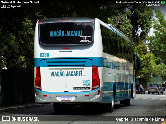 Viação Jacareí 8230 na cidade de São Paulo, São Paulo, Brasil, por Gabriel Giacomin de Lima. Número da foto: #12601396.