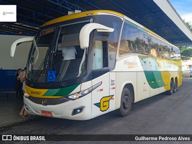 Empresa Gontijo de Transportes 19490 na cidade de Lambari, Minas Gerais, Brasil, por Guilherme Pedroso Alves. Número da foto: #12601356.