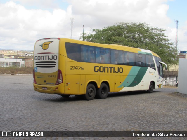 Empresa Gontijo de Transportes 21475 na cidade de Caruaru, Pernambuco, Brasil, por Lenilson da Silva Pessoa. Número da foto: #12600943.