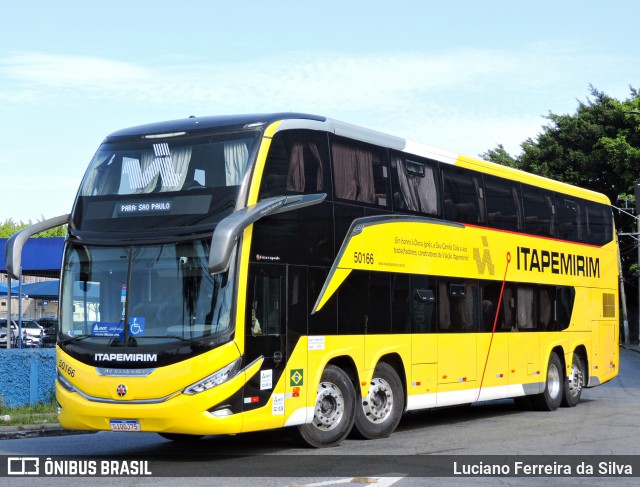 Viação Nova Itapemirim 50166 na cidade de São Paulo, São Paulo, Brasil, por Luciano Ferreira da Silva. Número da foto: #12599743.
