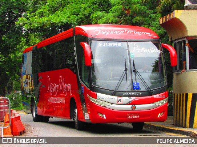 Empresa de Ônibus Pássaro Marron 5829 na cidade de São Paulo, São Paulo, Brasil, por FELIPE ALMEIDA. Número da foto: #12600005.