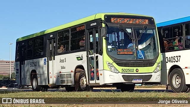 BsBus Mobilidade 502502 na cidade de Brasília, Distrito Federal, Brasil, por Jorge Oliveira. Número da foto: #12600726.