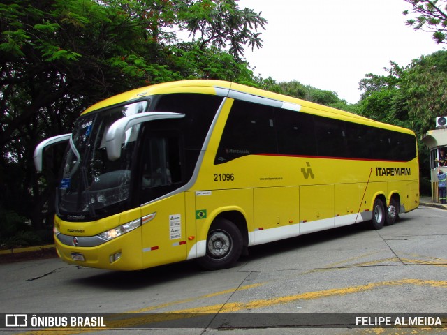 Viação Nova Itapemirim 21096 na cidade de São Paulo, São Paulo, Brasil, por FELIPE ALMEIDA. Número da foto: #12600043.