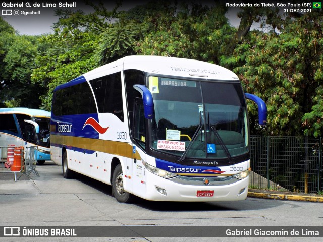 Taipastur Transportes Turísticos 3630 na cidade de São Paulo, São Paulo, Brasil, por Gabriel Giacomin de Lima. Número da foto: #12601381.