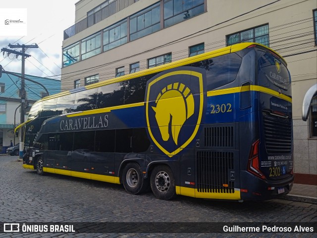Caravellas Transportes e Turismo 2302 na cidade de Lambari, Minas Gerais, Brasil, por Guilherme Pedroso Alves. Número da foto: #12601427.
