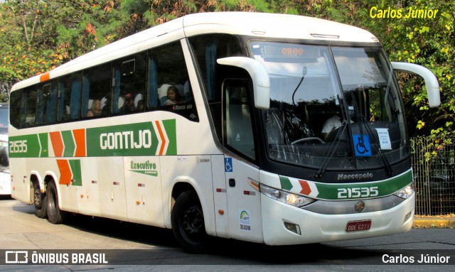 Empresa Gontijo de Transportes 21535 na cidade de São Paulo, São Paulo, Brasil, por Carlos Júnior. Número da foto: #12533639.