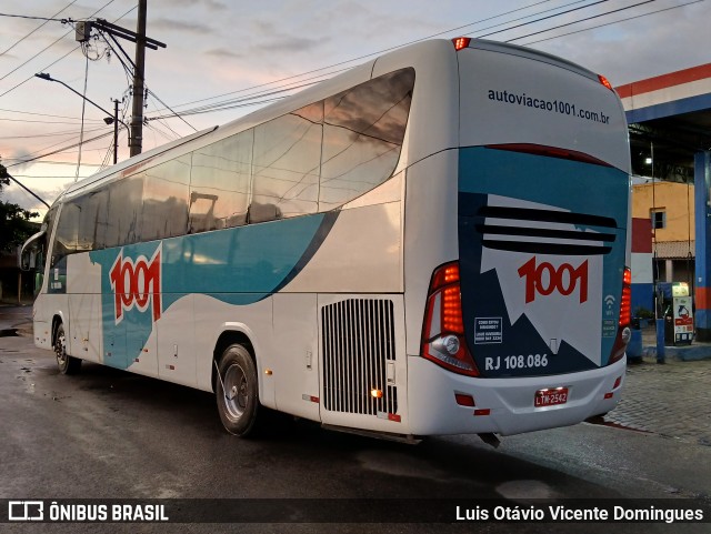 Auto Viação 1001 RJ 108.086 na cidade de Campos dos Goytacazes, Rio de Janeiro, Brasil, por Luis Otávio Vicente Domingues. Número da foto: #12533949.