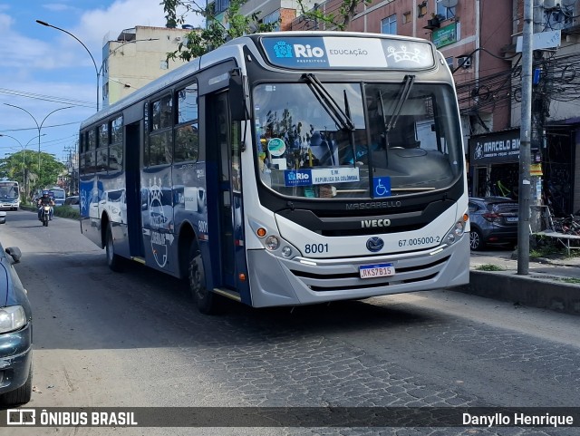 Sibelly Transportes 8001 na cidade de Rio de Janeiro, Rio de Janeiro, Brasil, por Danyllo Henrique. Número da foto: #12532343.