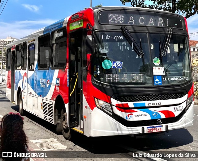 Viação Pavunense B32704 na cidade de Rio de Janeiro, Rio de Janeiro, Brasil, por Luiz Eduardo Lopes da Silva. Número da foto: #12532958.