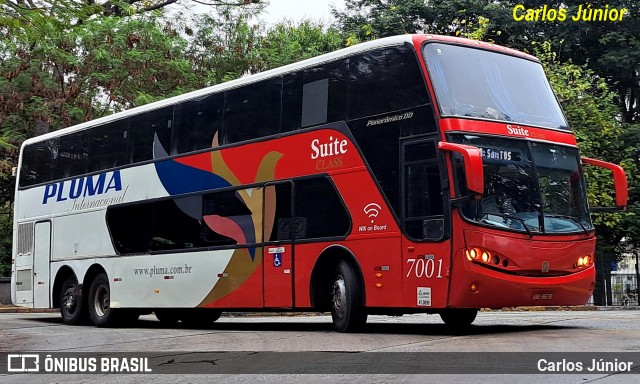 Pluma Conforto e Turismo 7001 na cidade de São Paulo, São Paulo, Brasil, por Carlos Júnior. Número da foto: #12534016.