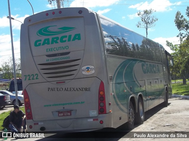 Viação Garcia 7222 na cidade de Queimados, Rio de Janeiro, Brasil, por Paulo Alexandre da Silva. Número da foto: #12533645.
