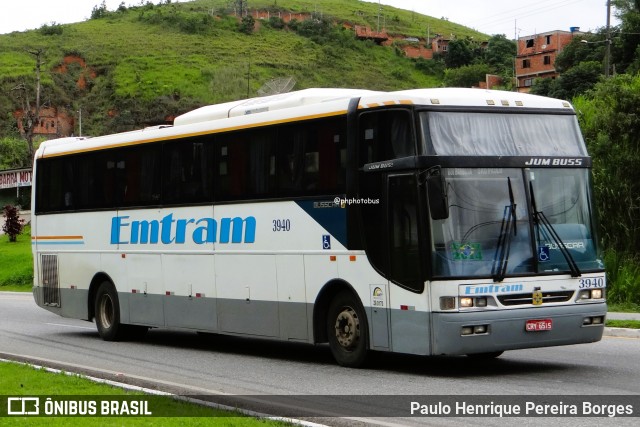 Emtram 3940 na cidade de Barra do Piraí, Rio de Janeiro, Brasil, por Paulo Henrique Pereira Borges. Número da foto: #12533997.