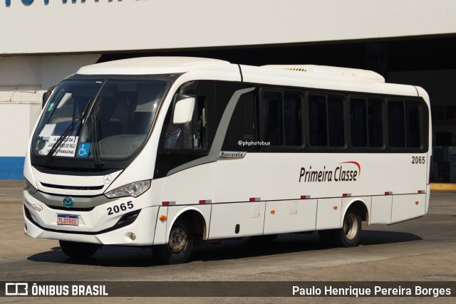 Primeira Classe Transportes 2065 na cidade de Goiânia, Goiás, Brasil, por Paulo Henrique Pereira Borges. Número da foto: #12534040.