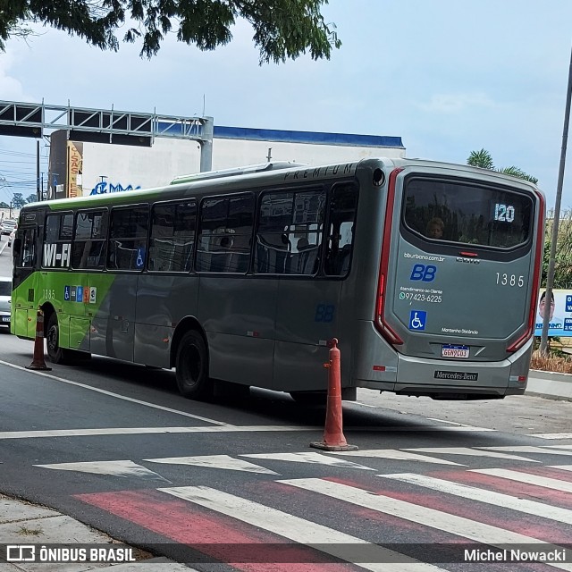 BB Transportes e Turismo 1385 na cidade de Itapevi, São Paulo, Brasil, por Michel Nowacki. Número da foto: #12534267.
