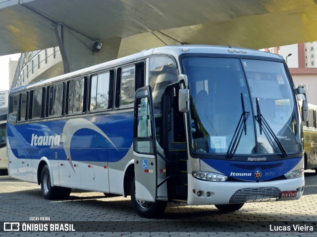 Viação Itaúna 1670 na cidade de Belo Horizonte, Minas Gerais, Brasil, por Lucas Vieira. Número da foto: #12532860.