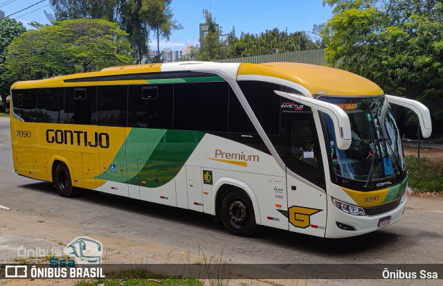Empresa Gontijo de Transportes 7090 na cidade de Salvador, Bahia, Brasil, por Ônibus Ssa. Número da foto: #12533502.